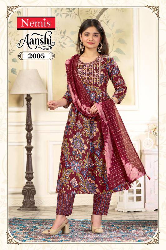 Nemis aanshi vol 2 Kurti wholesale online